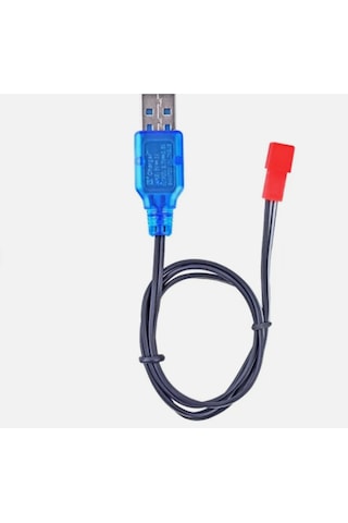 3.7v Jst Usb Pil Şarj Cihazı Kırmızı Soket