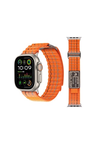 Wearfitpro Apple Uyumlu Watch Ultra 2, 3, 8, 9, 10 Focus Trail Loop Akıllı Saat Kordonu - Kayışı 45-49mm