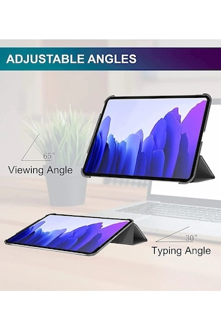 Huawei Matepad Se 10.4 Uyumlu Flip Smart Standlı Uyku Modlu Tablet Kılıfı Ekran Koruyucu Kalem Kılıf