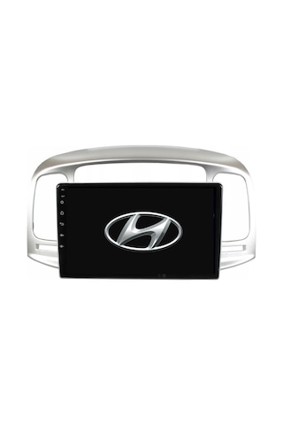 Hyundai Accent Era Araç Multimedya Android Ekran Carplay Double Teyp 2+32 9" 06-12 Silver Blueway