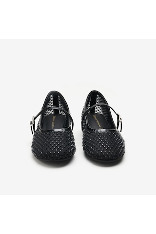 Nero Black Sandalet Kadın 1f6070ds Donna Serena T. 6070ds Rete siyah