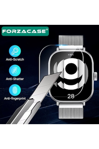 Forzacase Xiaomi Redmi Watch 5 Lite İle Uyumlu Temperli Kırılmaz Cam Ekran Koruyucu - Fc861 Şeffaf