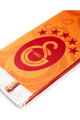 Galatasaray Orijinal 5 Yıldız Şal Atkı Sarı - Kırmızı
