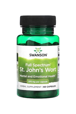 Full Spektrumlu St. John's Wort, 375 Mg, 60 Kapsül