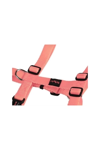 Pettagart H-tip Pink S Küçük Irk Köpek Göğüs Tasması Göğüs 32 x 51 CM Çok Renkli