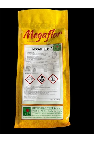 Mugavero Megaflor Mix Combi 1kg Bor, Bakır, Demir, Mangan, Çinko