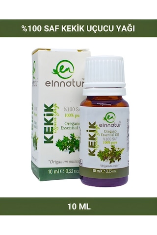Einnatur Kekik Uçucu Yağı % 100 Saf Origanum Onites Essential Oil Karvakrol 10 ML