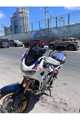 2020-24 Honda Africa Twin L2/l4 Uzun Ön Cam Füme Zeus 58cm 4mm