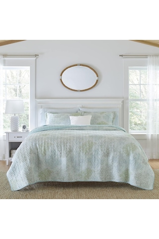 Laura Ashley Saltwater Çift Taraflı Nevresim Takımı %100 Pamuk, Tek Kişilik, Yumuşak Ve Konforlu Renkli 170 X 220 Cm