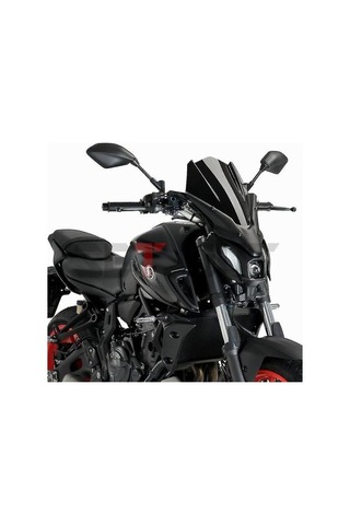 Motosiklet Aksesuarları Spor Ön Cam Güneşlik Rüzgar Deflektörü Yamaha Mt-07 Fz-07 2021 2022 Sp Mt07 21-22 Fz07 Fz-07 Renk: Siyah