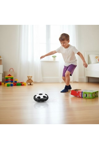 Havalı Futbol Topu Küçük Boy Hover Futbol Oyunu, İç Mekan Eğlence Topu