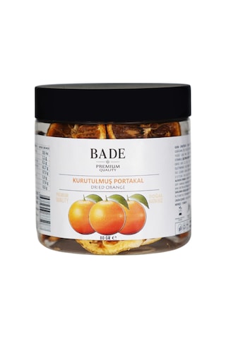 Portakal Kuru Meyve Cipsi - Şekersiz Katkısız Doğal Sağlıklı Atıştırmalık 80 Gr. 80 G