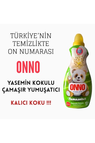 Onno Yasemin Kokulu Çamaşır Yumuşatıcı 4adet X 60 Yıkama 4'lü Set