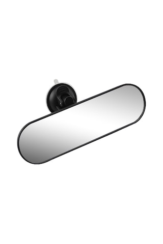 Skycity Plastik Siyah Geniş Görünümli Yüksek Kaliteli Süpürgeli Arka Görüş Aynası 22x6.5cm