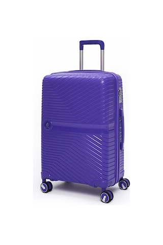 Elatae Exclusive Pro Polipropilen Orta Boy Kırılmaz Valiz Mor 5239 Mor