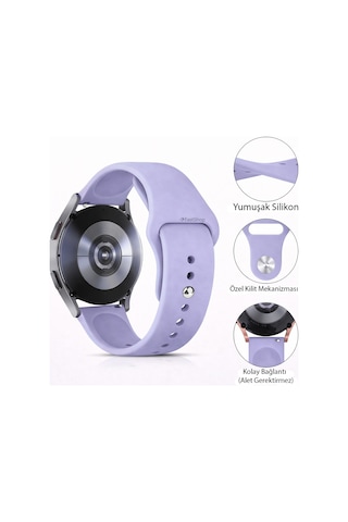 Huawei Watch Gt3 42mm / Gt2 42mm Uyumlu Yumuşak Soft Yüksek Kalite Spor Silikon Kordon