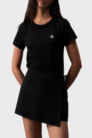 Calvin Klein Bayan T Shirt J20j212883 Bae Siyah SIYAH