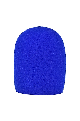 Youmex Mikrofon Spreyi Ktv Kullanıma Uygun Mavi Tekli Paketli 76mm Yükseklikli Ses Filtresi