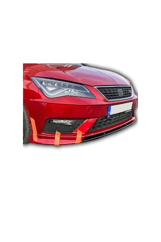 Seat Leon 2017+ Uyumlu Yedek Parça Ön Tampon Eki Boyasız Fiber