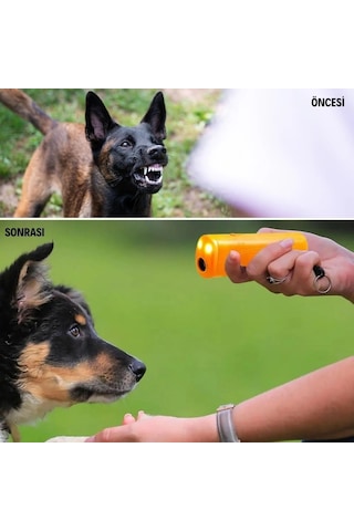 Kornası Eğitim Cihazı Ultrasonik Köpeksavar Köpek Kovucu Köpek Açık Bej - Bej