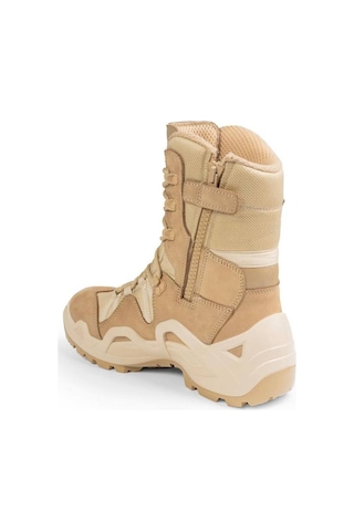 U Force Falcon Su İtici Özellikli Askeri Tactical Outdoor Fermuarlı Nubuk Bot Bej