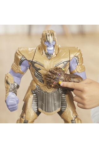 Hasbro E7406 Marvel Thanos Figürü 35 Cm Thanos Işıklı Sesli Oyunc