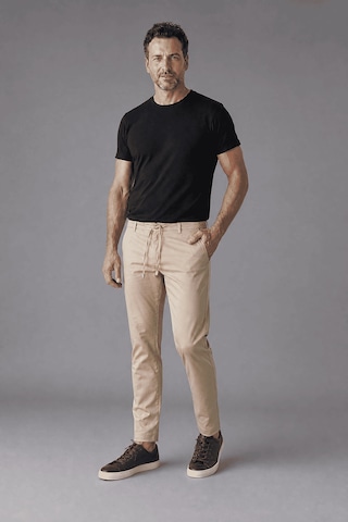 Bisse Bej Pamuk Cepli Bağcıklı Pamuklu Comfort Lastikli Spor Pantolon Pns25y25102 07