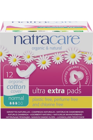 Natracare Ultra Ekstra Hijyenik Ped Normal 12'li