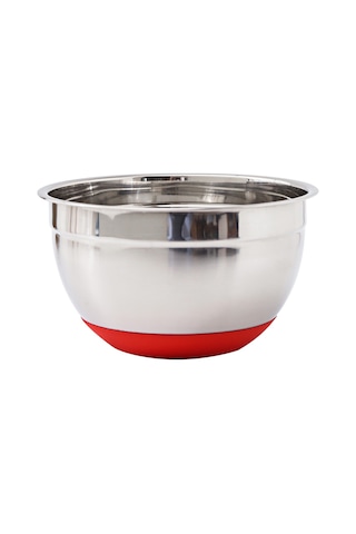 Reedark Paslanmaz Çelik Kaymaz Tabanlı Çok Amaçlı Mutfak Kasesi - 1.5l/2.5l/4.5l Gümüş