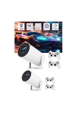 Zenvia Full Hd 8 Gb Ayaklı Çift Kollu 4k Video Oyun Konsolu Taşınabilir Yeni Nesil Znv2026 81628902