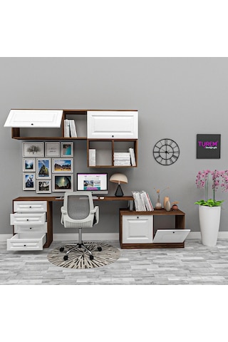 Vario Membran Çalışma Masası Mdf Beyaz