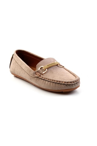 Bambi Vizon Kadın Loafer Ayakkabı K01309100502 Vizon
