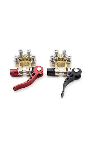 Symbee 2 Parça Hızlı Ayrılabilir Araç Akü Terminal Bağlantı Kelepçesi, Kolay Kurulum Ve Sağlam Bağlantı İçin