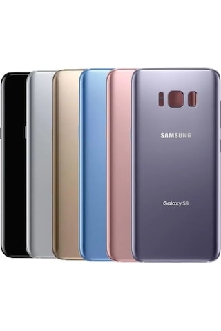 Samsung Uyumlu Galaxy S8 G955 Arka Kapak Cam Pil Batarya Kapağı