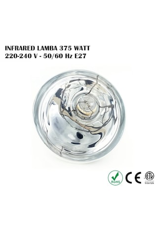 Infrared Isıtıcı Lamba 375 Watt