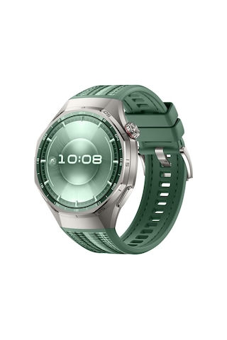 Huawei Watch Gt6 Pro 46mm İle Uyumlu Örgü Desen Metal Tokalı Silikon Akıllı Saat Kordonu