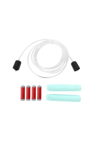 Işıklı Atlama İpi Hafif Ergonomik Rgb Led Işıklı Atlama İpi Çocuklar Yetişkinler Fitness Salonu Yeşil