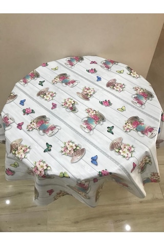 Yuvarlak Masa Örtüsü Muşamba 140cm Çapında