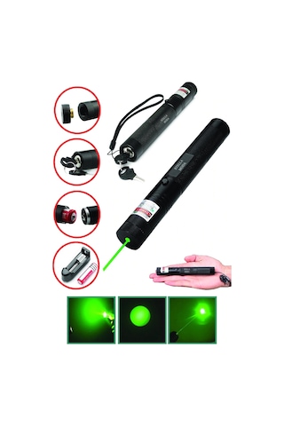 Şarjlı Yeşil Lazer Pointer 100 Mw 50001