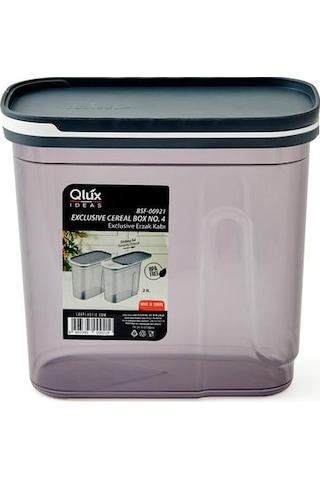 Qlux Exclusive Erzak Kabı No:4 - 3 Lt Antrasit