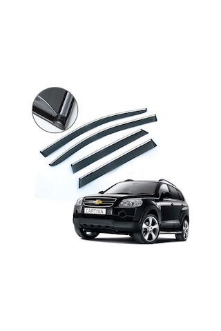 Chevrolet Captiva Krom Çıtalı Cam Rüzgarlığı