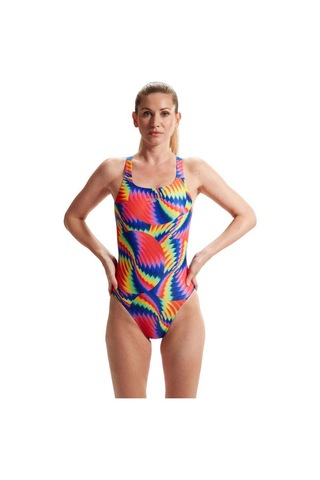 Speedo Endurance Plus Kadın Yüzücü Mayosu 8-00317316784 Çok Renkli