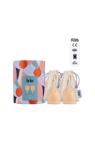 Irie Adet Kabı Menstrual Cup 2'li Paket [[Small + Small]]