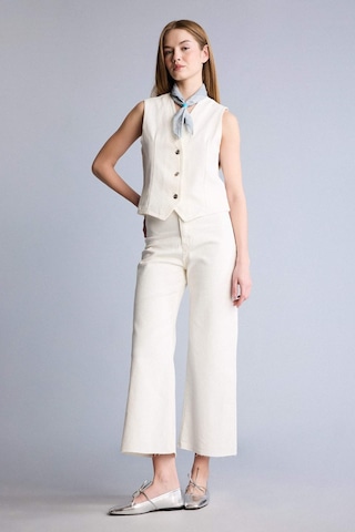 Defacto Jean Blazer Yelek F5899ax26smwt1 Beyaz-wt1