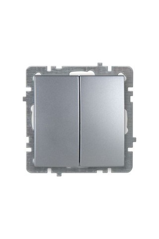 Nilson Metalik Gümüş Sıva Altı Anahtar