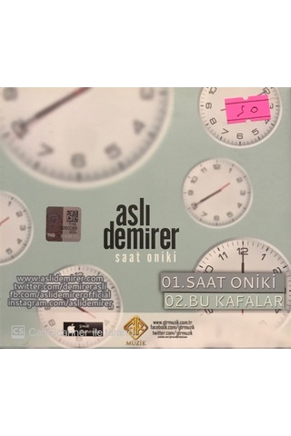 Plak Değildir Cd Dir Cd Aslı Demirer Saat Oniki İmzalı Cd