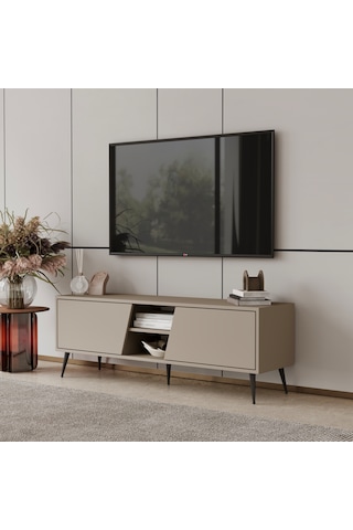 Roma Tv Ünitesi 120 Cm Mdf Metal Ayak Kum Taşı