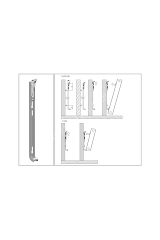 Yaylı Panel Radyatör Konsol Ayağı 50Cm Montaj Askısı