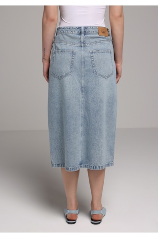Colin's Colins Regular Fit Düz Fermuarlı Kadın Light İndigo Denim Etek Cl1081417 Q1.v1 Dn45065 Mavi
