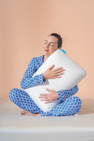 Ortopedik Visco Yastık Yüksek Klasik Yastık 60 40 15 Cm Beyaz